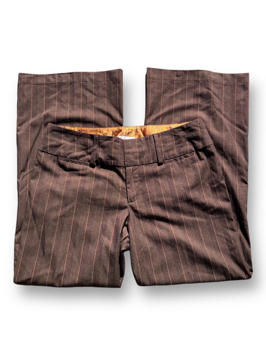 Y2K Xhilaration Brown Pinstripe Dress Pants (XL)