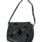 90’s Black Patchwork Leather Purse