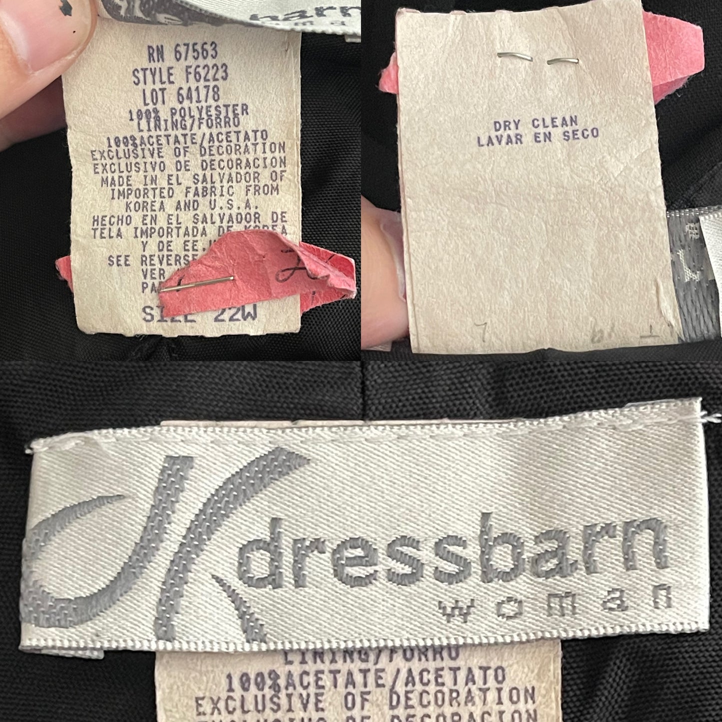 90’s Dressbarn Pencil Dress (3X)