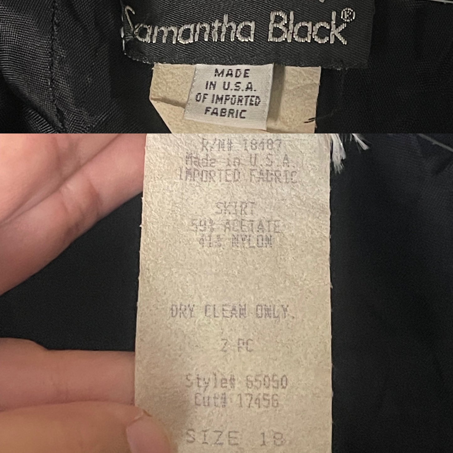 90’s Goth Velvet Midi Dress (XL)