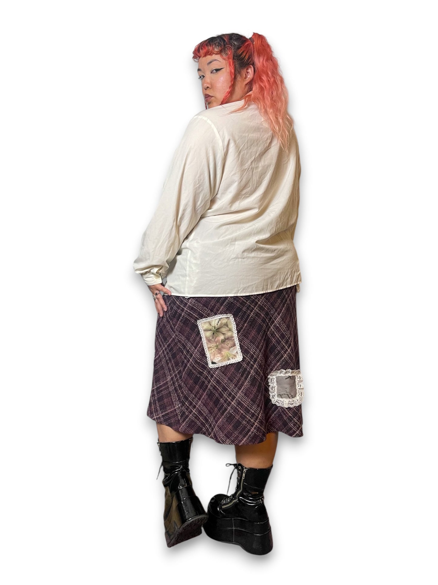 90’s/Y2K Victorian Ruffled Blouse (2X/3X)