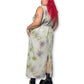 Y2K Maggie McNaughton Leaf Print Maxi Dress (2X/3X)