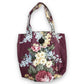 90’s Jackie Spicer Blush Red Floral Print Purse