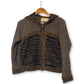 90’s Boho Knit Sweater Hoodie (L)