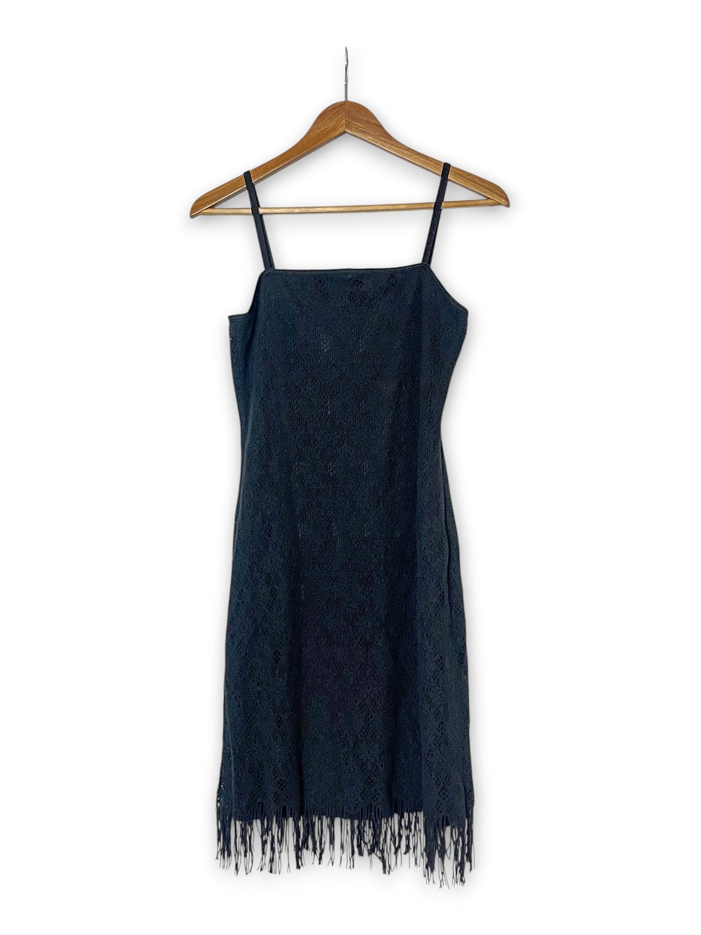 90’s Lace Fringe Dress (L)