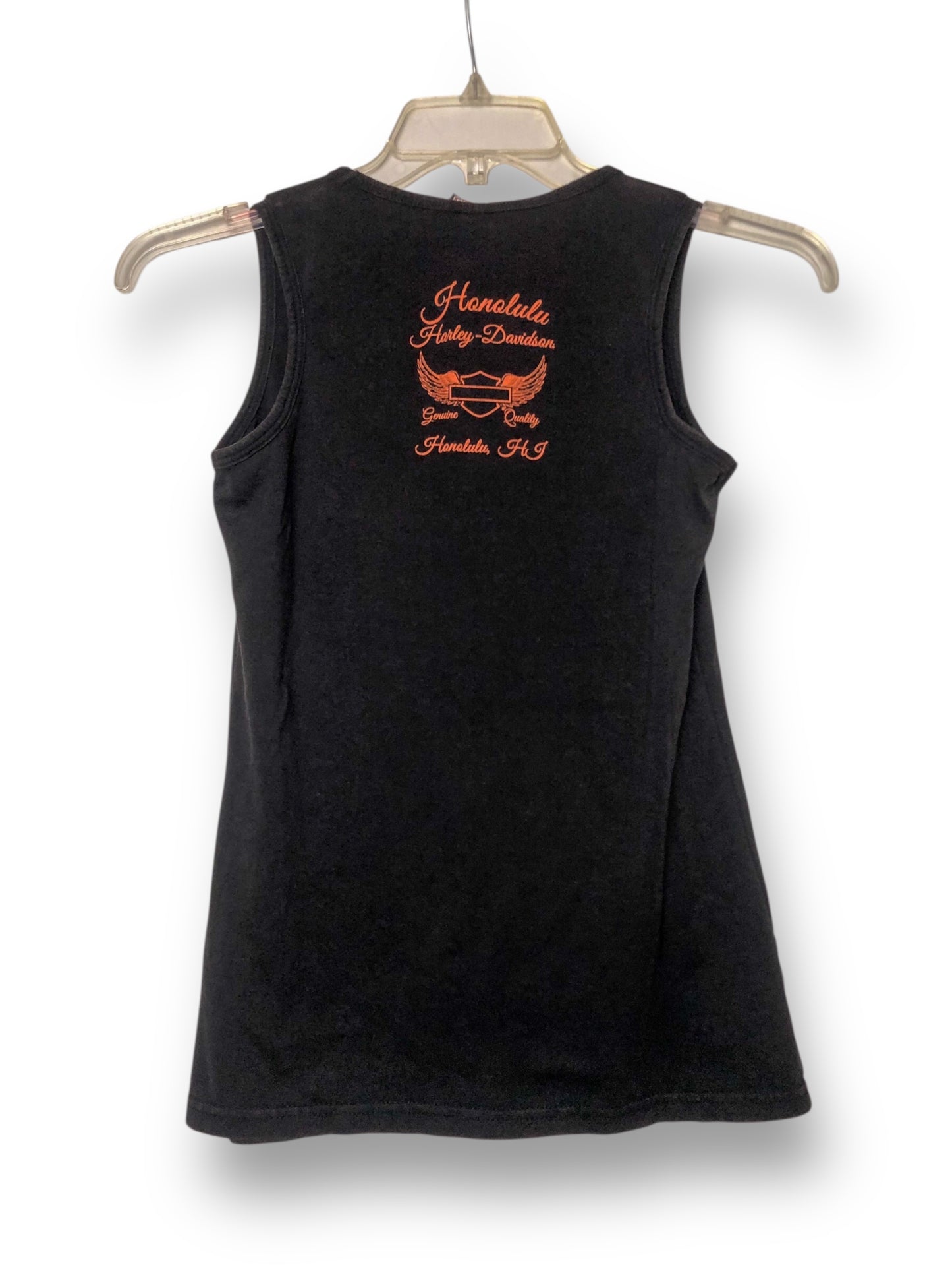 Harley Davidson Black Bedazzled Tank Top (M)