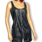 90’s/Y2K Allure Black Leather Mini Dress (M)