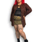 90’s Sténay Brown Beaded Cardigan (XL/2X)