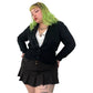 80’s/90’s Sheri Martin Black Retro Cropped Blazer (XL)