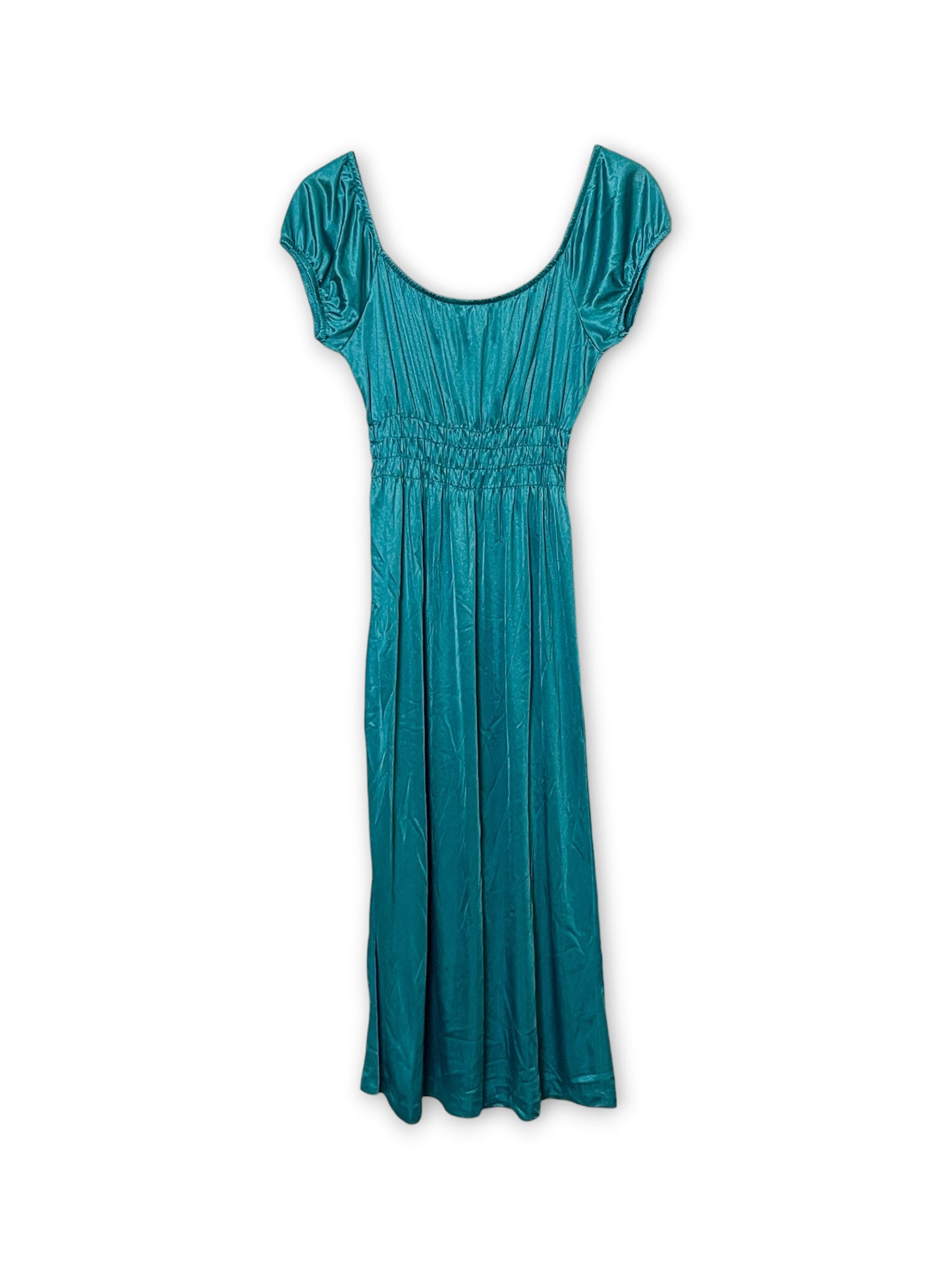 70’s Retro Turquoise Lounge Dress (S)