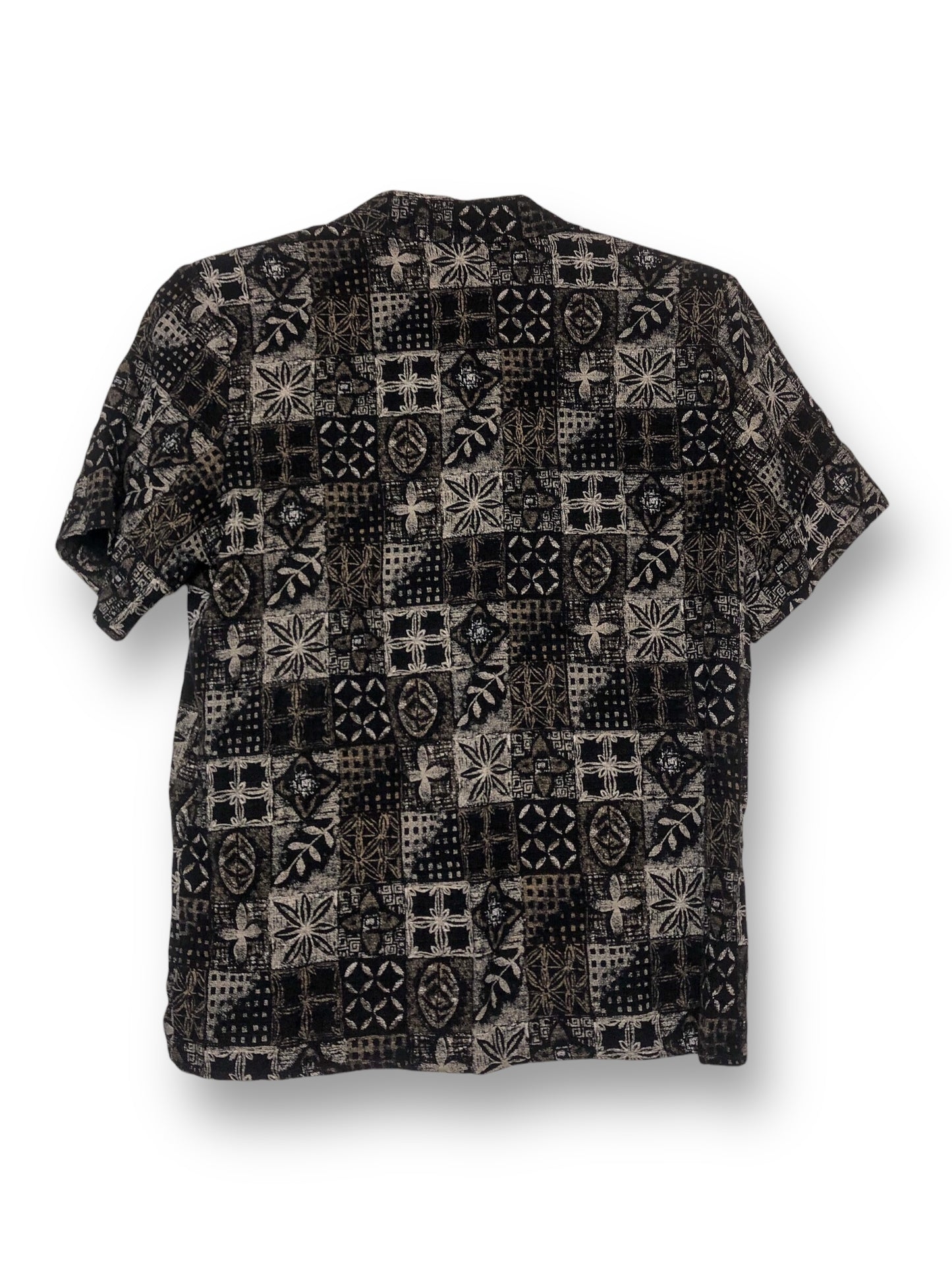 90’s Briggs Gray Patterned Blouse (M)
