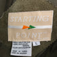 80’s Starting Point Olive Green Leather Jacket (L/XL)
