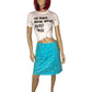 90’s Talbots Cyan Blue Skirt (M)