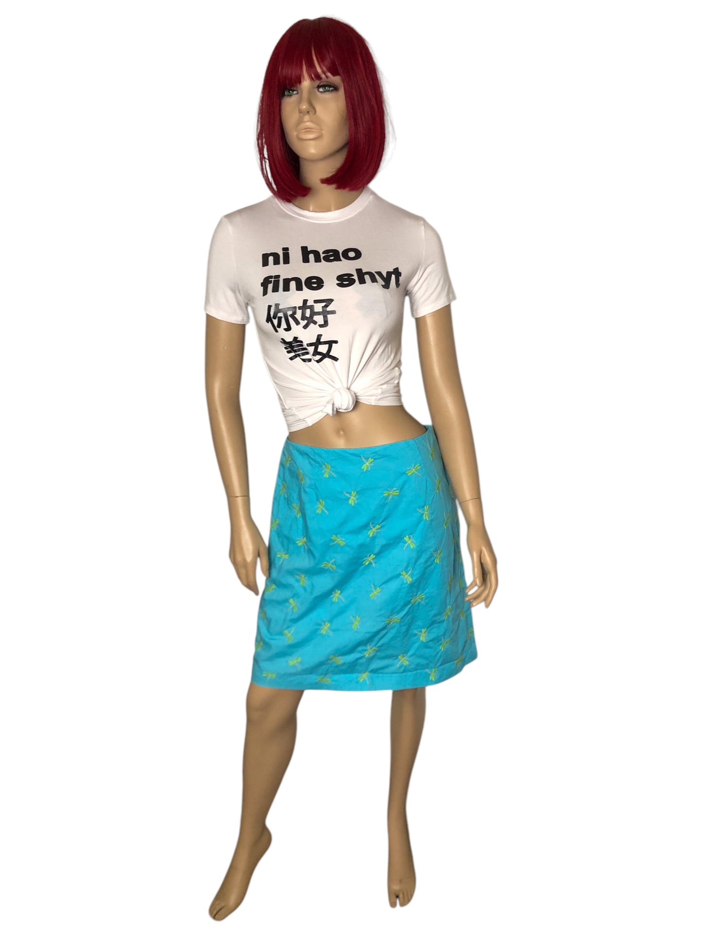 90’s Talbots Cyan Blue Skirt (M)