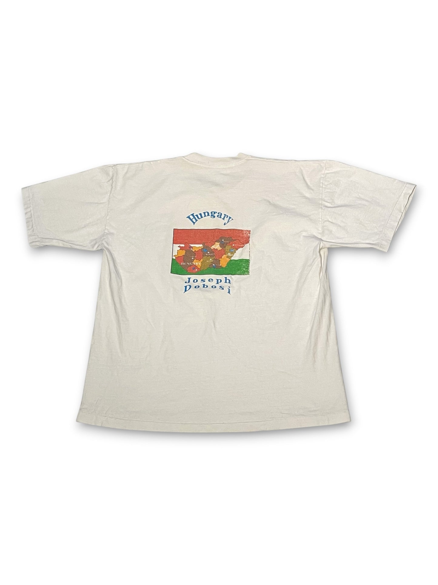Vintage Hungary White Tee (M/L)