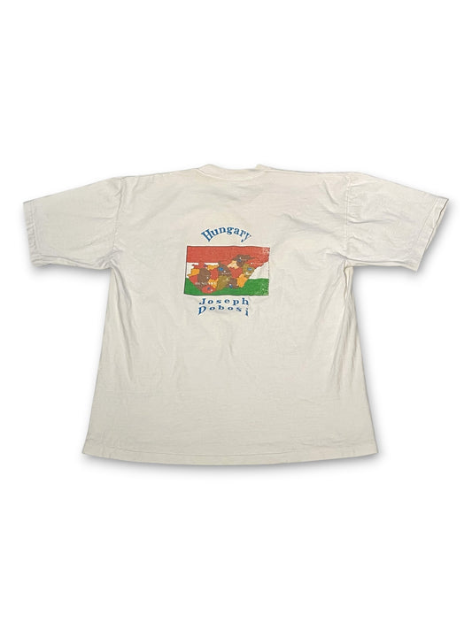 Vintage Hungary White Tee (M/L)