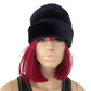 30’s/40’s Black Faux Fur Cap