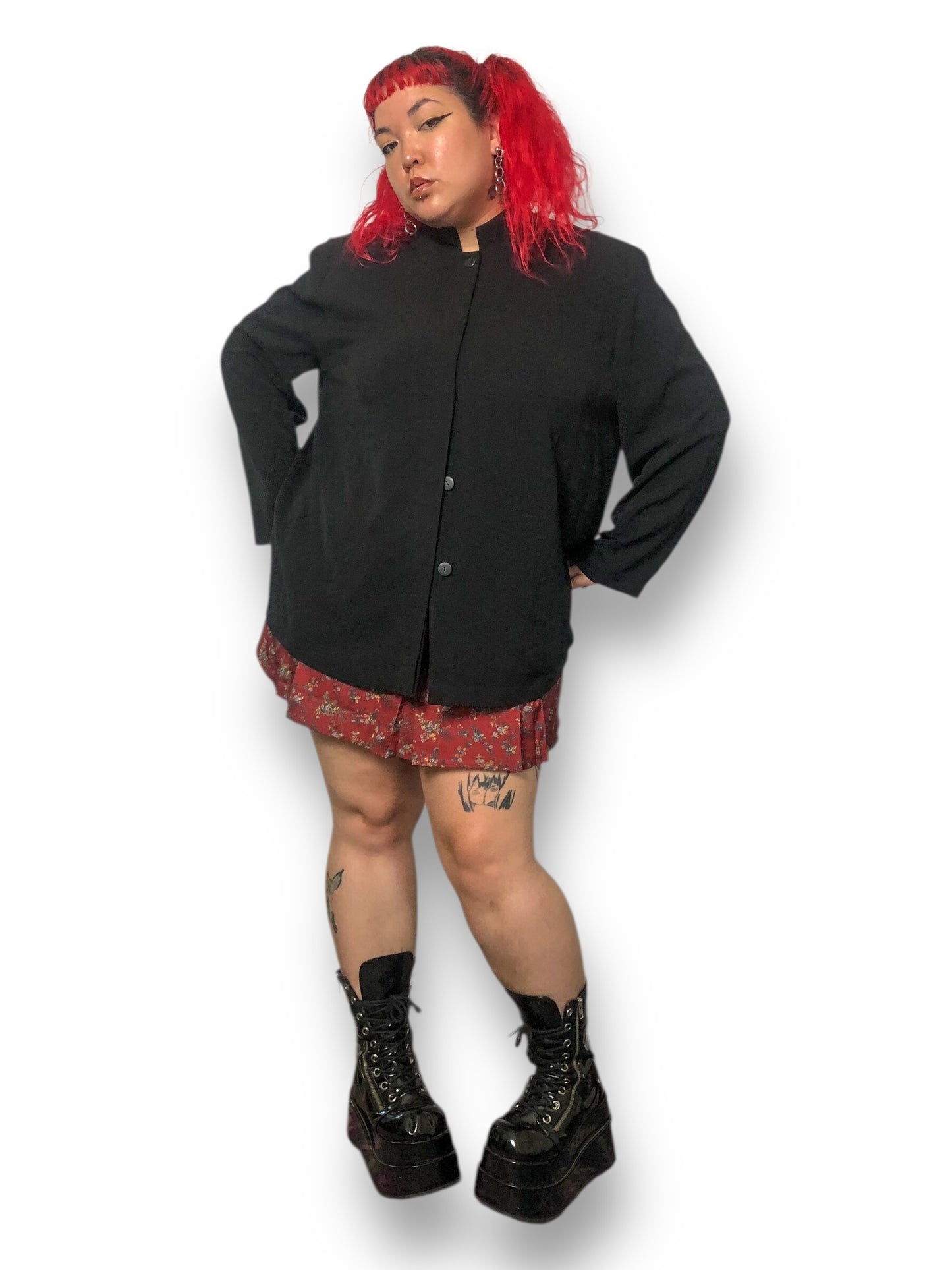 90’s Hino & Malee III Black Minimalist Blazer (M/L/XL/2X)