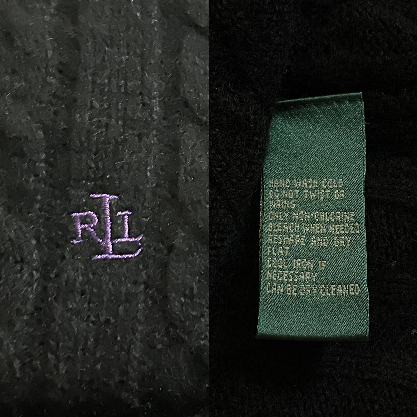 90’s/Y2K Black Cable Knit Sweater (M/L)