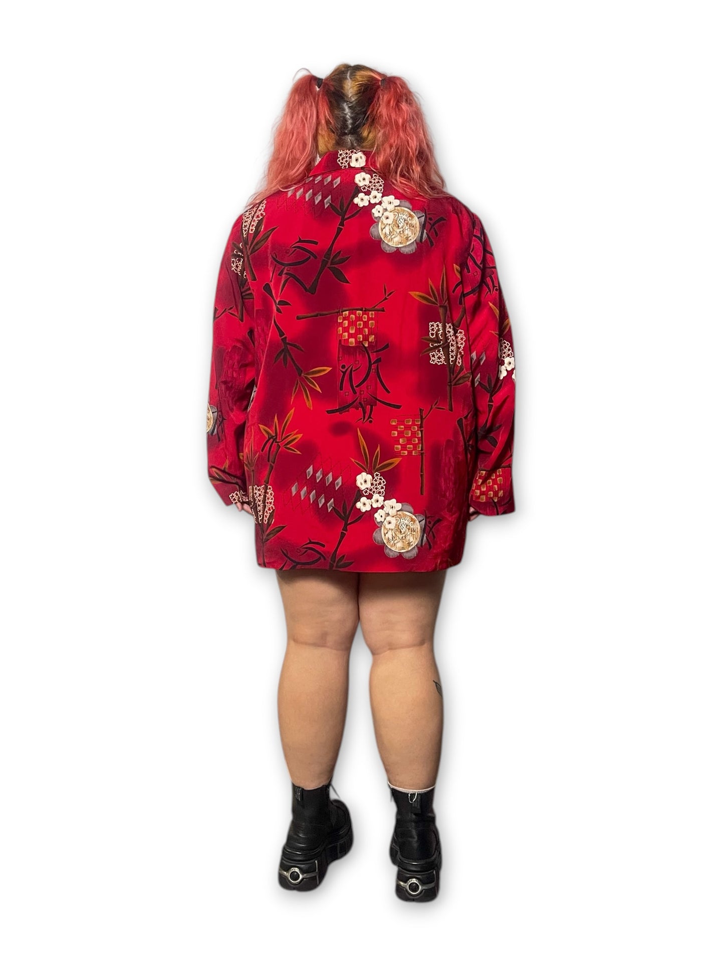 90’s Graphic Print Blazer (4X)