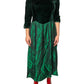 80’s Lanz Originals Dark Green Retro Prom Dress (L/XL)