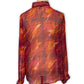 90’s Sunset Sheer Blouse (M)