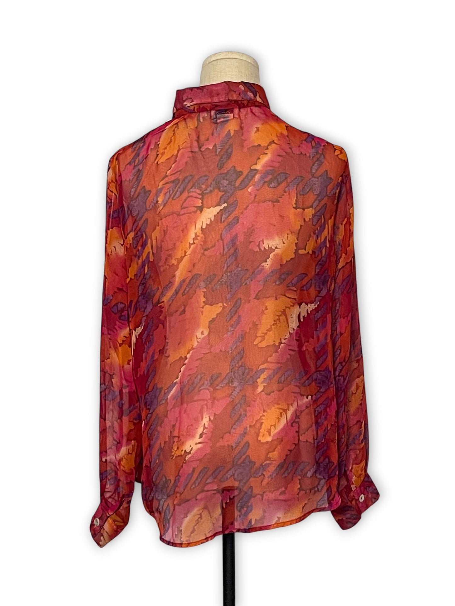 90’s Sunset Sheer Blouse (M)