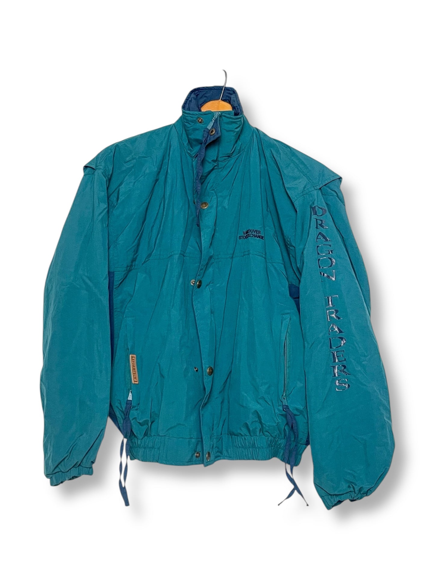 90’s Teal Blue Windbreaker (L)