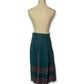 80’s Tartan Pleated Skirt (S)