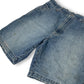 Y2K Structure Denim Cargo Shorts (L/XL)