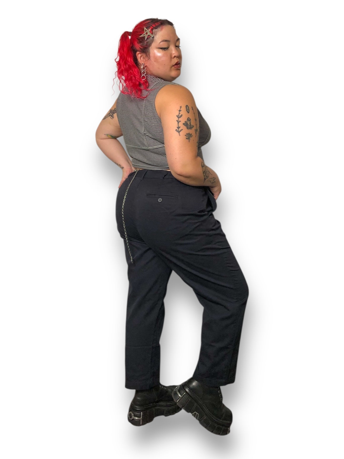 Y2K Elisabeth by Liz Claiborne Black Trousers (2X)