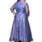 90’s Alex Evenings Lavender Organza 2-Piece Set (XL)