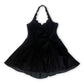 80’s/90’s Velvet Halter Dress (L/XL)