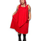 80’s Red Layered Tent Dress (3X)