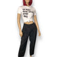 80’s/90’s Lorch Black Pleated Trousers (L/XL)