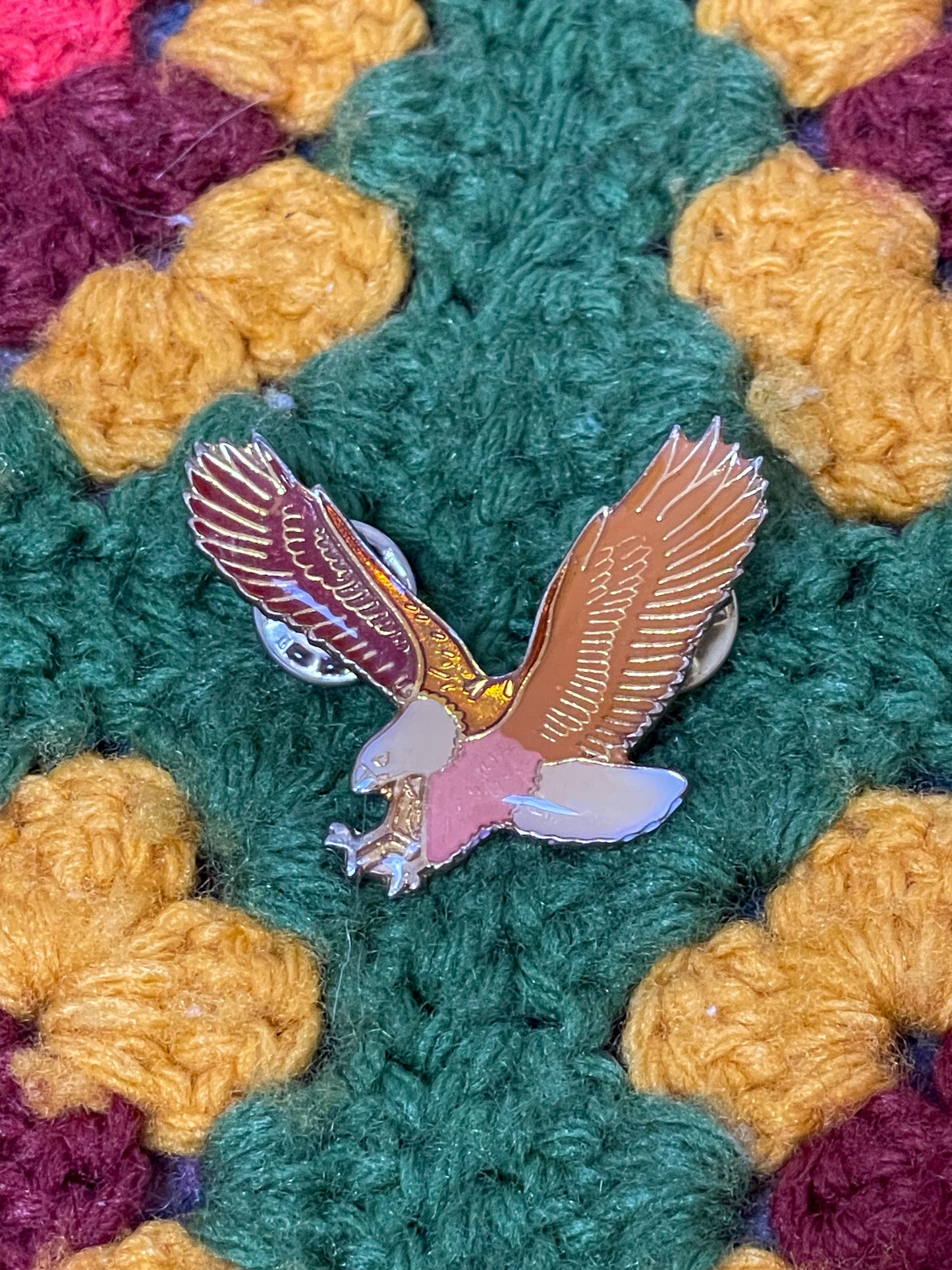 Vintage Eagle Enamel Pin