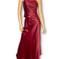 90’s Rebecca Burgundy Satin 3-Piece Evening Set (XS)