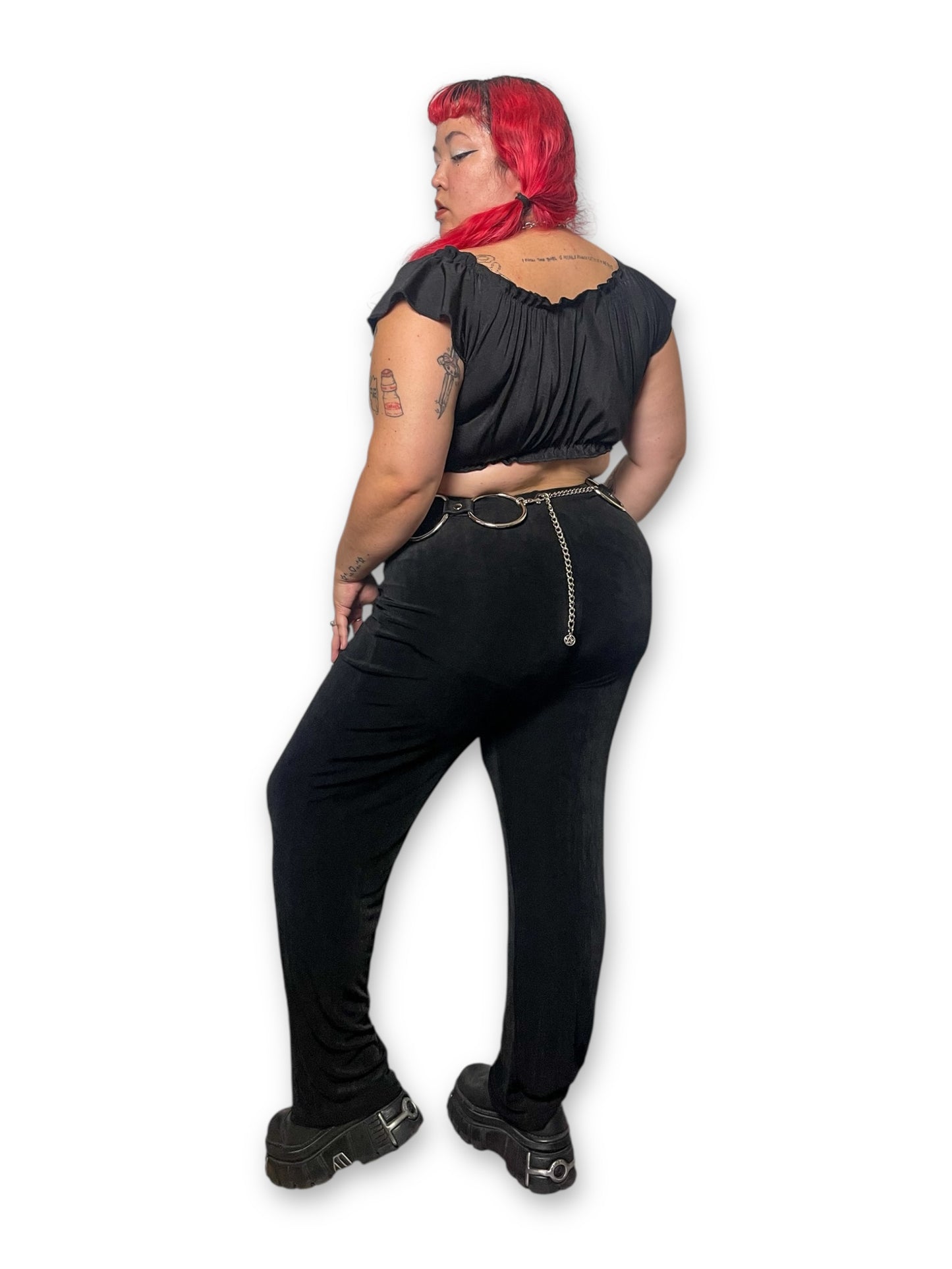 90’s Black Slinky Pants (XL/1X/2X)