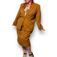 80’s Requirements Copper Brown Skirt Suit (2X/3X)