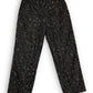 90’s/Y2K Ronni Nicole by Ouida Black Glittery Floral Pants (XL)