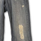 Y2K Medium Wash Distressed Jeans (S)