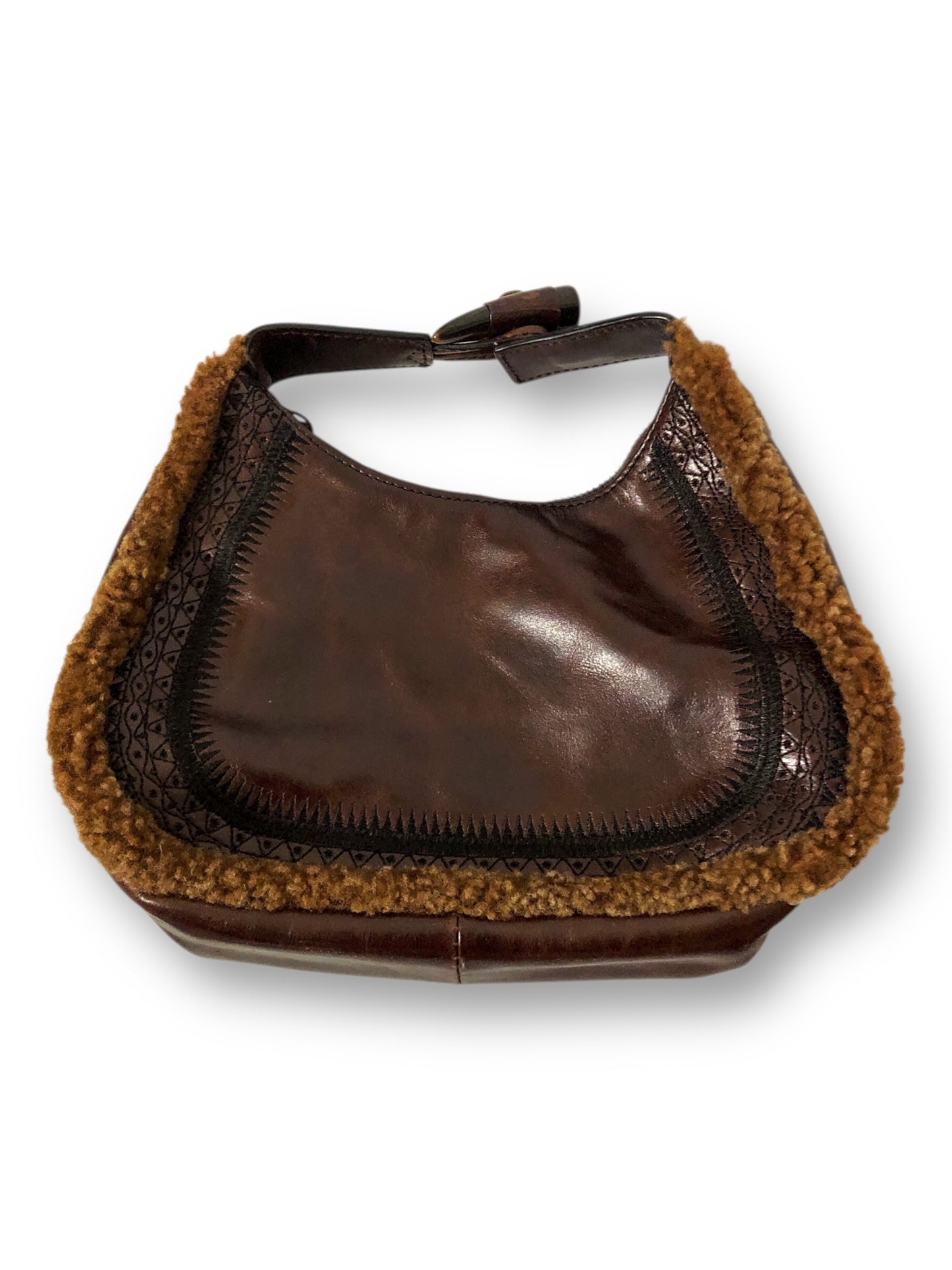Vintage Cole Haan Brown Leather Mini Purse