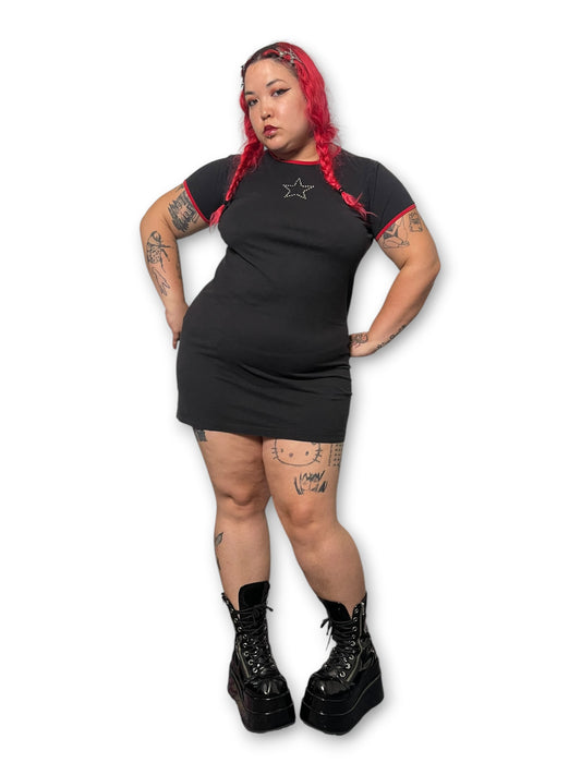Y2K Emo Mini Dress (XL)