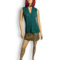 90’s Amusante Teal Knit Vest (L)