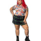 80’s/90’s Floral Pleated Top (L)