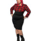 90’s/Y2K Grunge Pencil Dress (1X)
