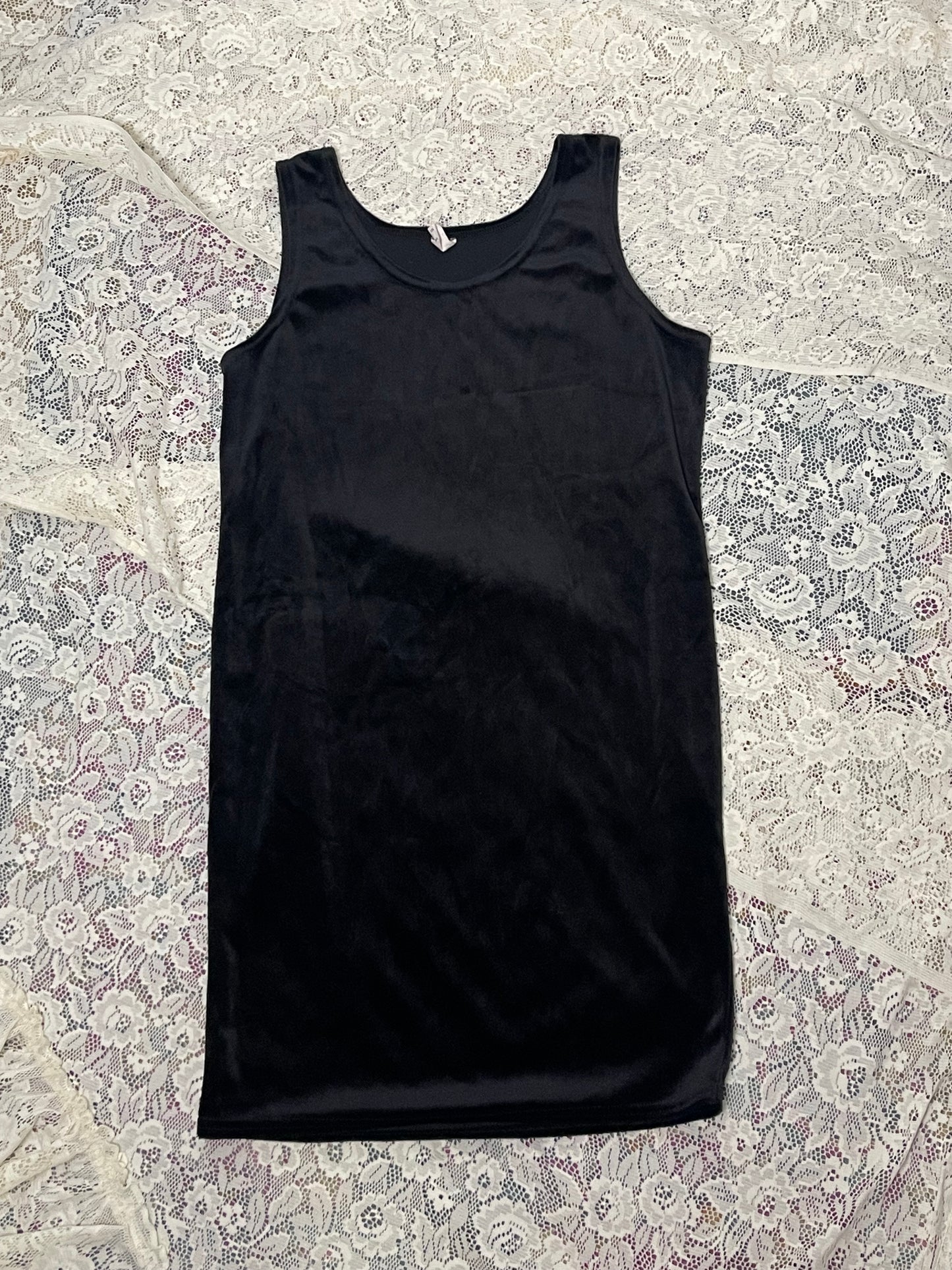 90’s Velour Bodycon Dress (L)