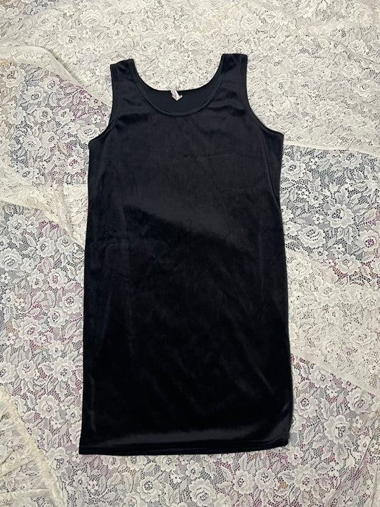 90’s Velour Bodycon Dress (L)