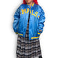 90’s Hardwood Classics Minneapolis Lakers Sky Blue Satin Bomber Jacket (3X/4X/5X/6X)