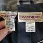 70’s Investments Gray and White Pinstripe Skirt Suit (2X)